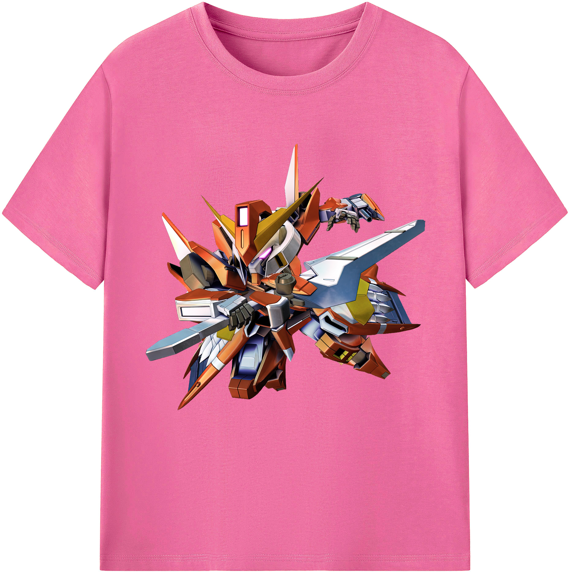 （画像用） 機動戦士ガンダム Mobile Suit Gundam レディースカジュアルプリントTシャツ（綿100％）